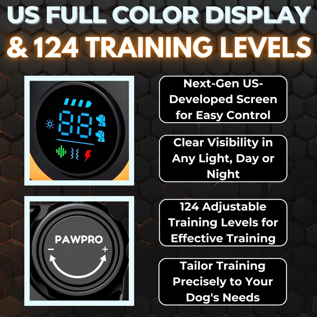 Dog Shock Collar with Remote, 4-Mile Range, Waterproof Rechargeable U910755