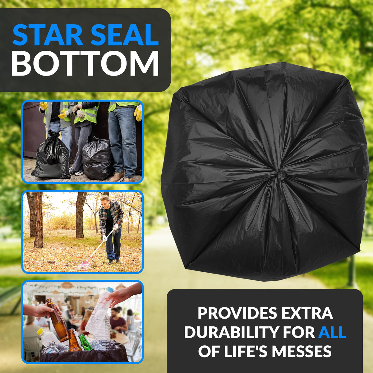 45 Gallon Heavy Duty Trash Bags Z248683