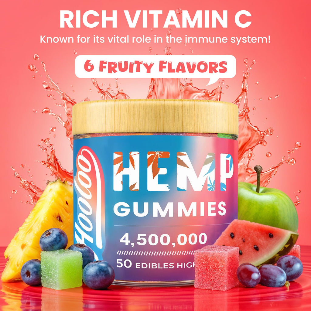 Hemp Gummies 6 Fruity Flavors S3615