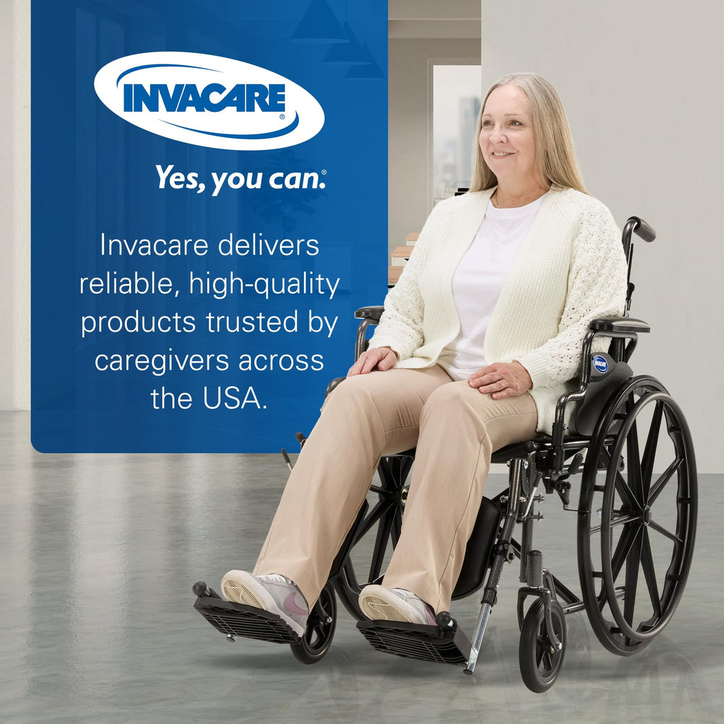 Compact Folding Manual Wheelchair with Swing-Away Footrests H630