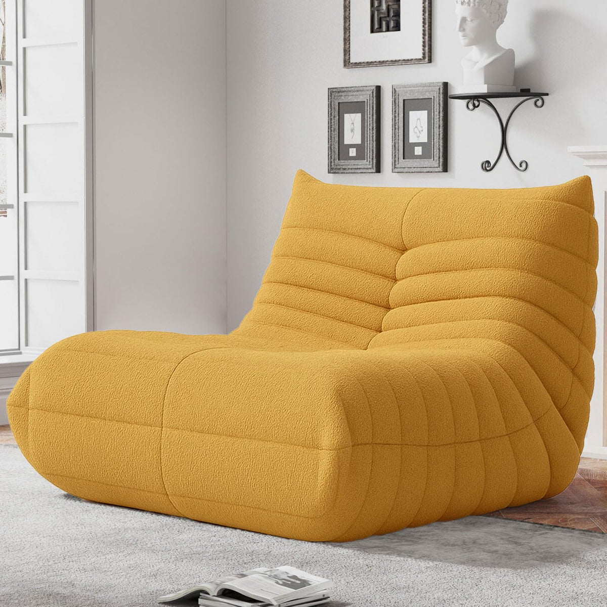 Giant Bean Bag Chair with Memory Foam K13258
