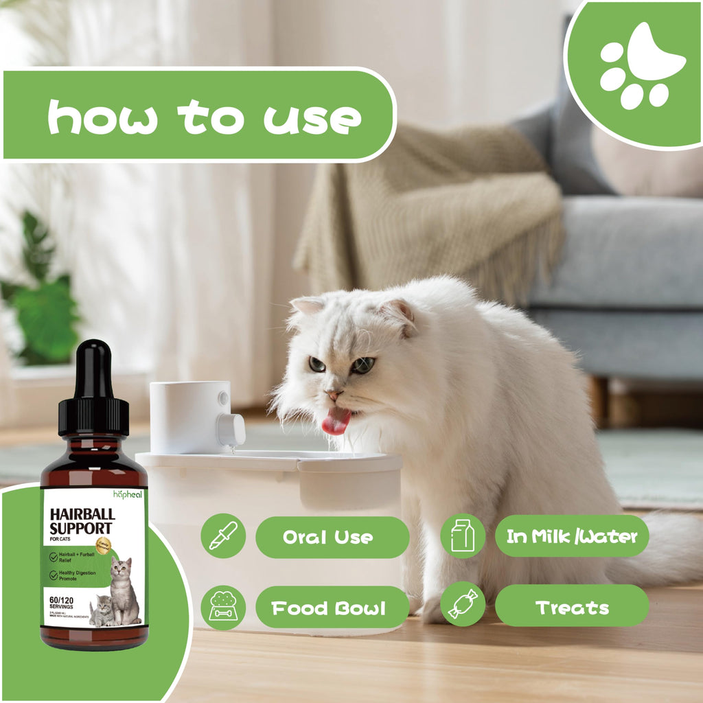 Cat Hairball Support Drops I30955