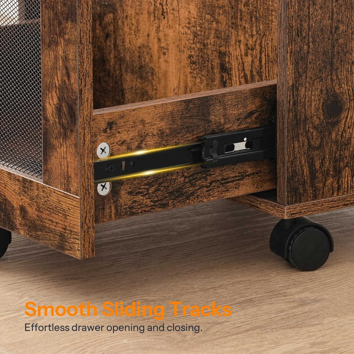 Rolling File Cabinet with Drawer A256
