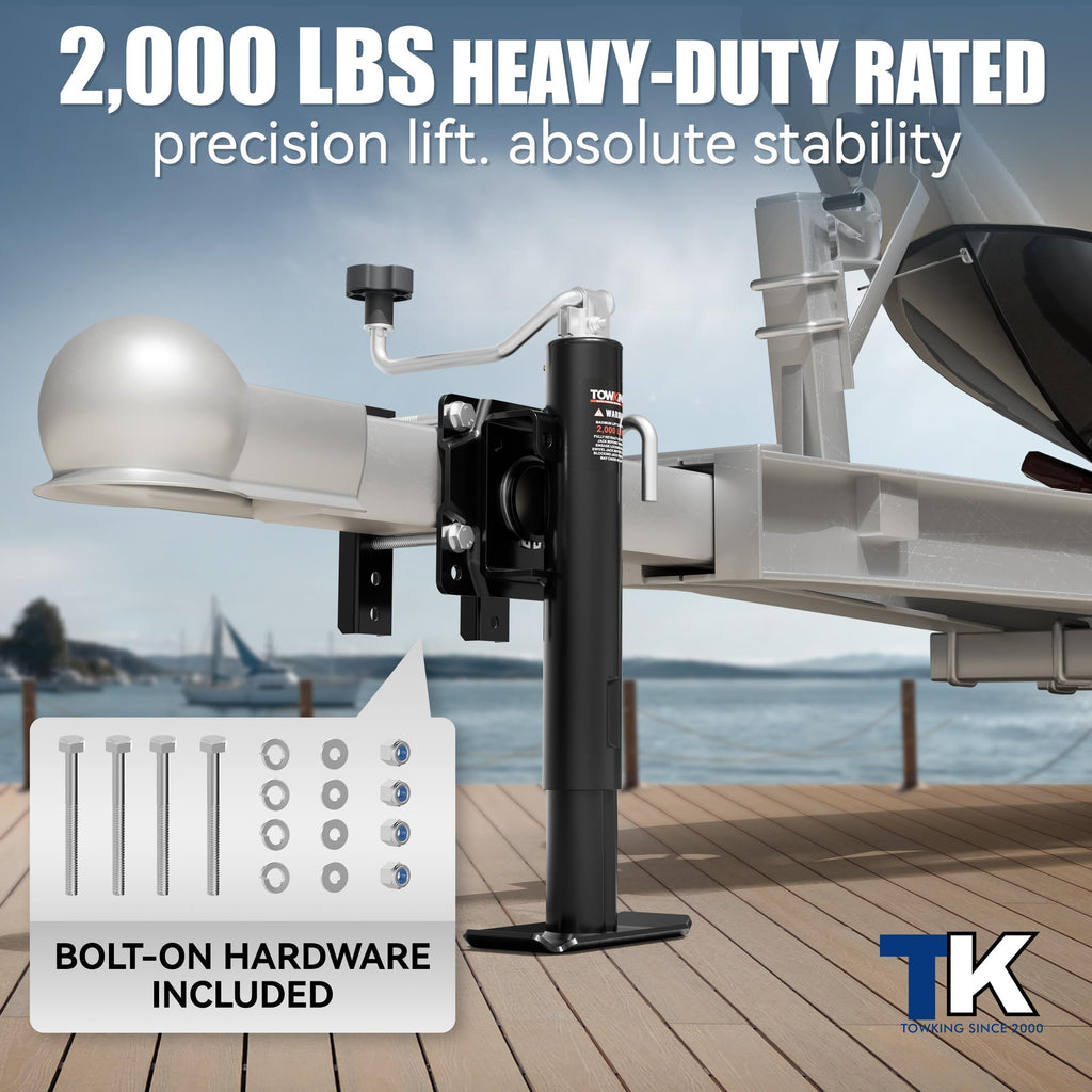 2000 lbs 10in Lift Compact Boat Trailer Jack U979