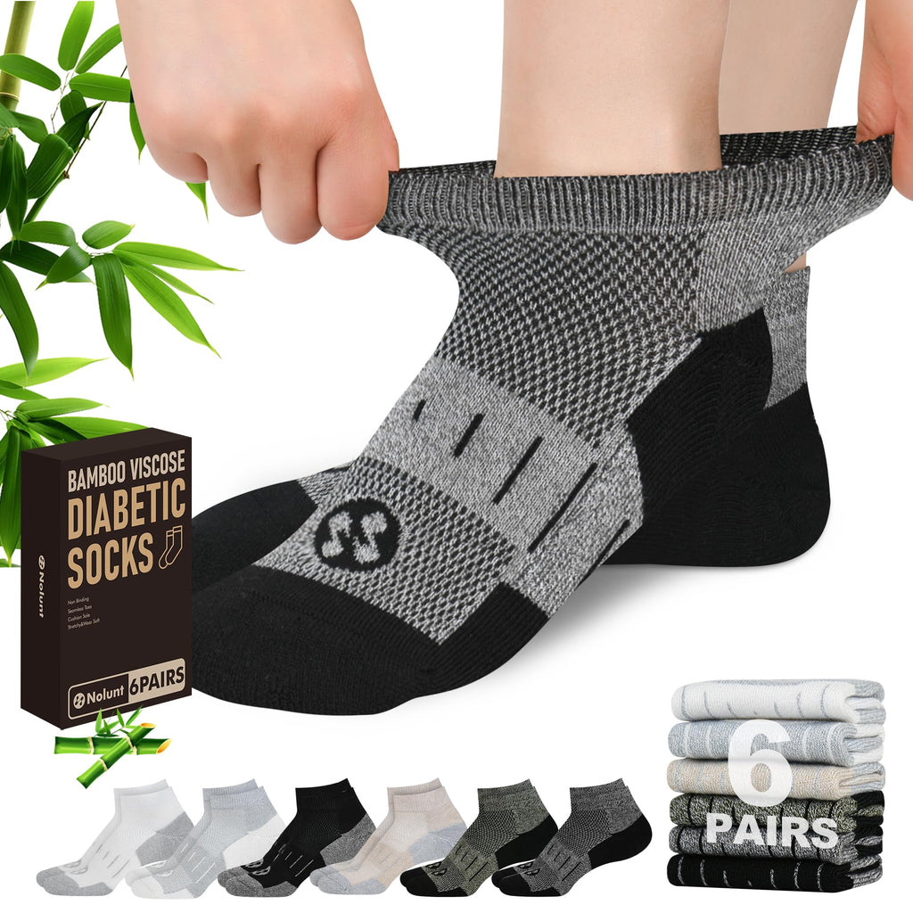 Low Cut Bamboo Viscose Diabetic Socks H50383