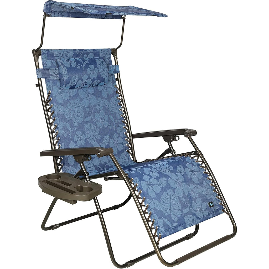 Blue Set of 2 Zero Gravity Outdoor Lounge Chair I52100