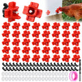 40 Pcs Chicken Waterer Nipples with Drill Bit V2121