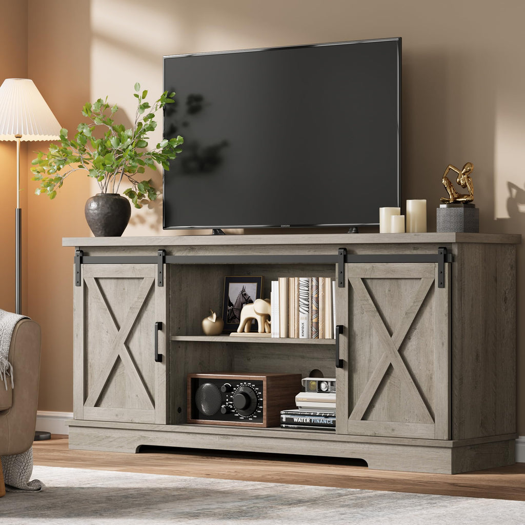 Farmhouse TV Stand and Entertainment Center C282849