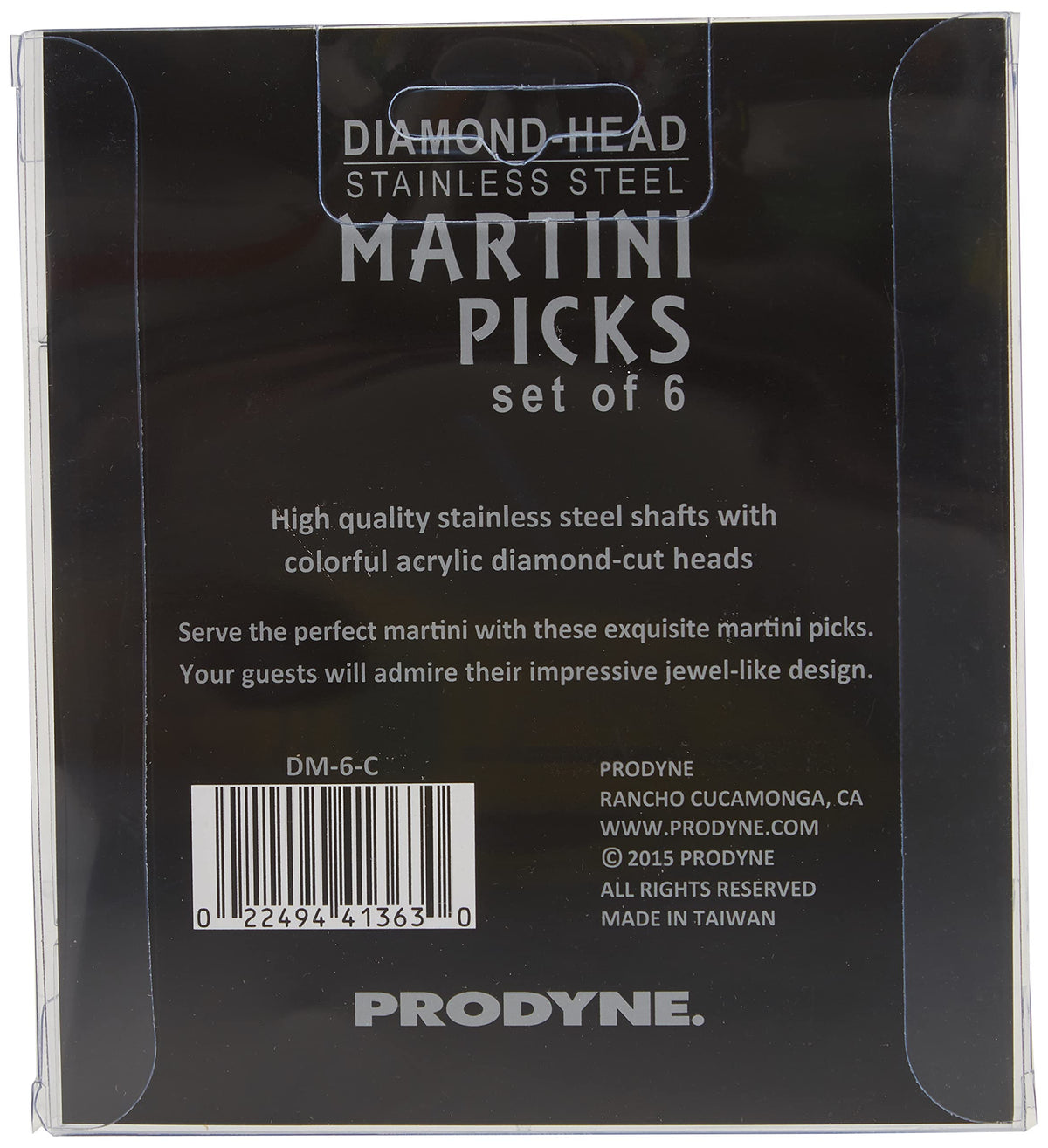Multicolor Martini Picks Set of 6 W343207