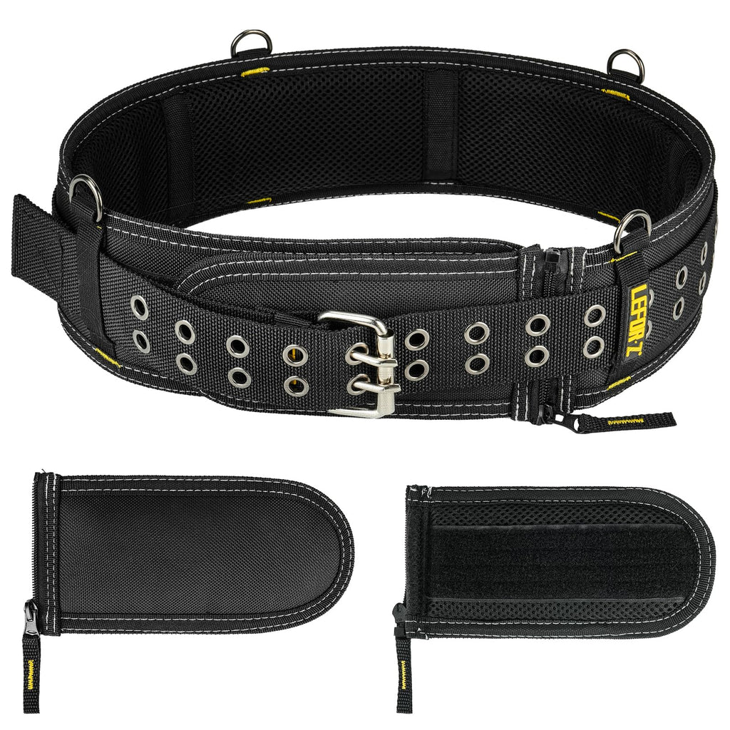 4-Inch Padded Heavy Duty Tool Belt with Suspenders H487971