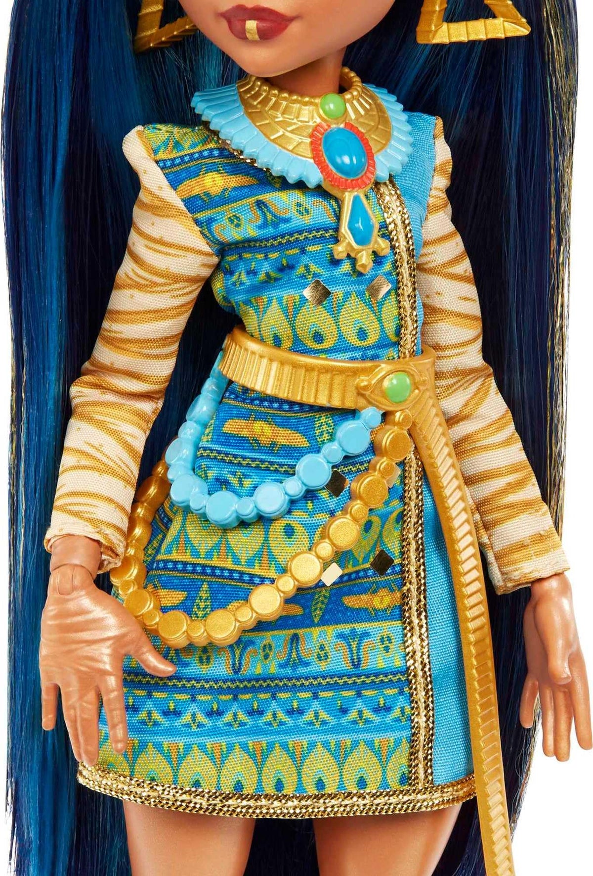 Monster High Doll with Blue Streaked Hair and Fashion Accessories H9983