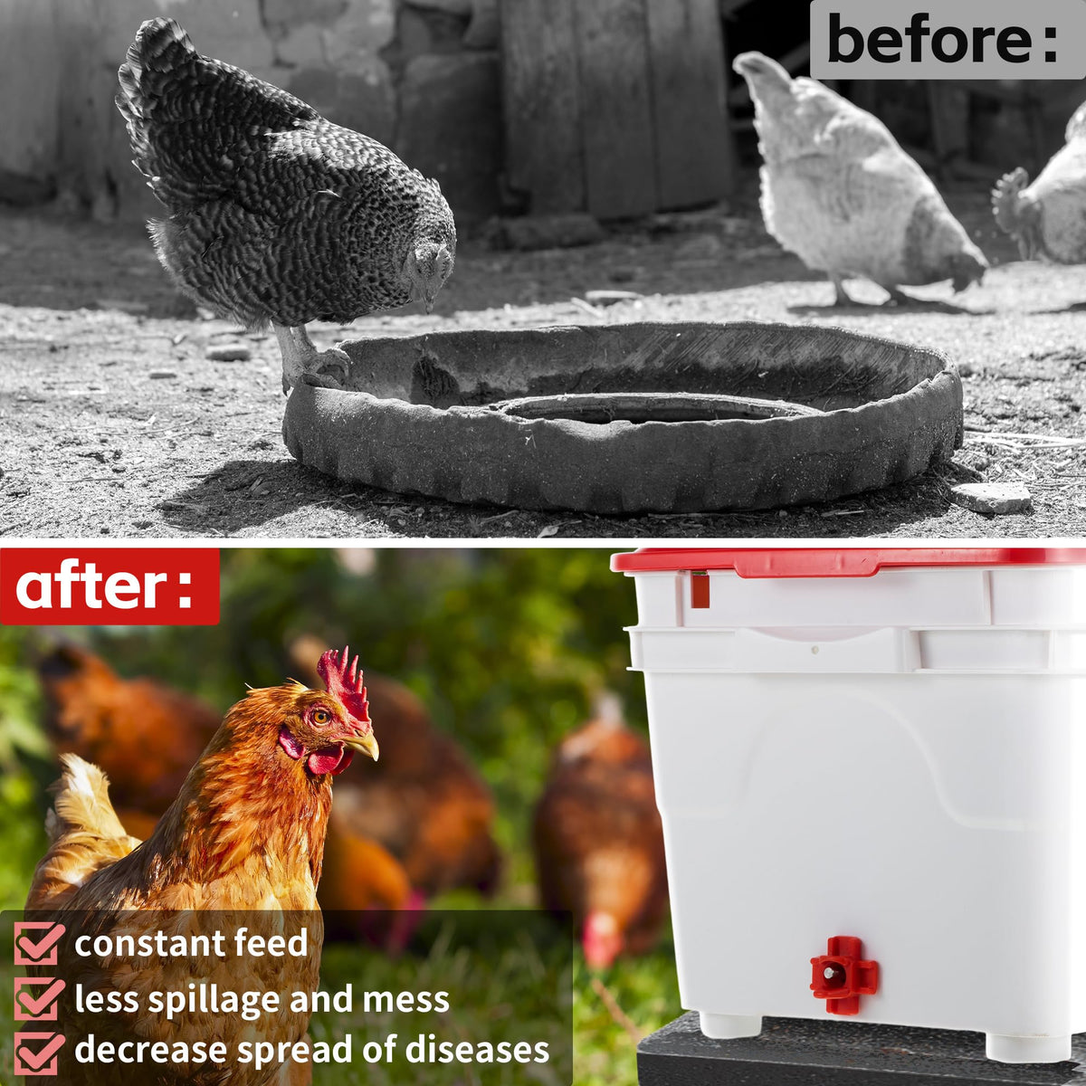 40 Pcs Chicken Waterer Nipples with Drill Bit V2121