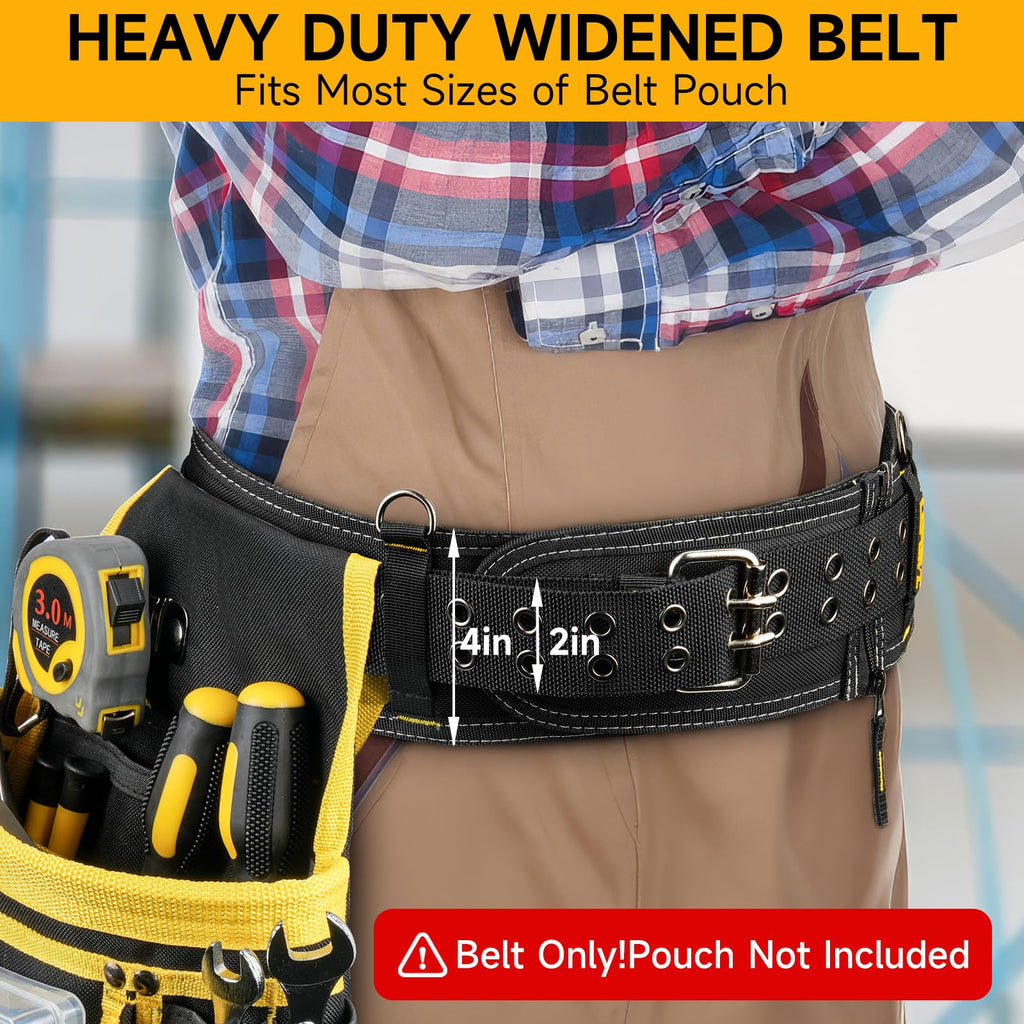 4-Inch Padded Heavy Duty Tool Belt with Suspenders H487971