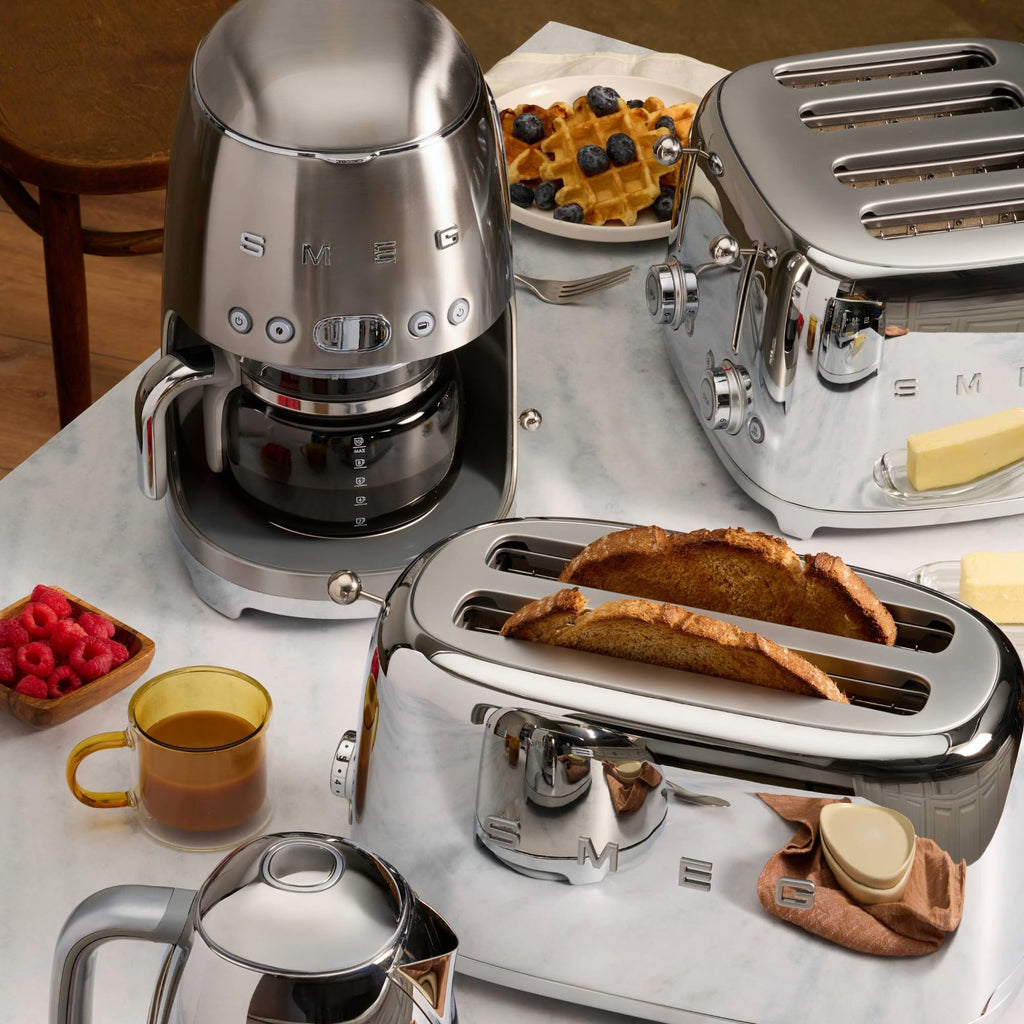 10-Cup Drip Coffee Maker & 2-Slice Toaster Set Stainless Steel I946244
