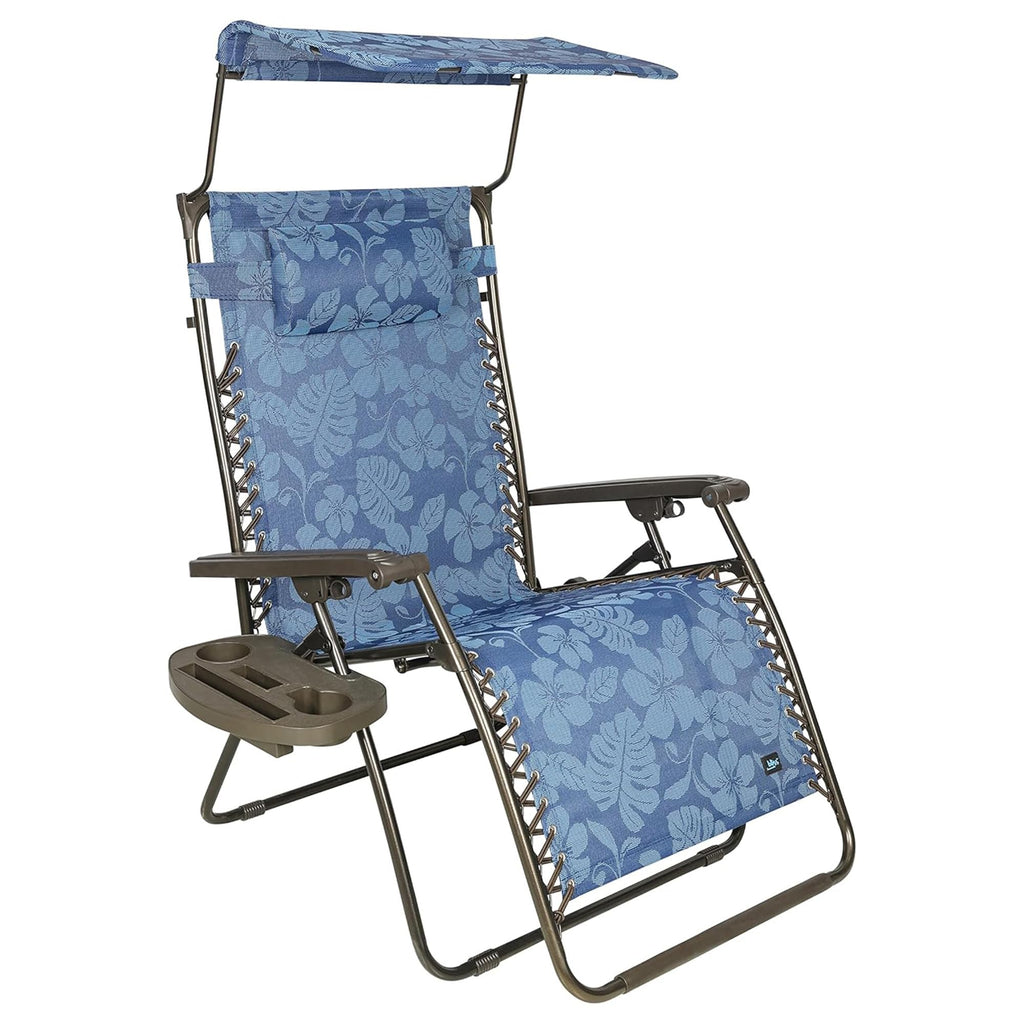 Blue Set of 2 Zero Gravity Outdoor Lounge Chair I52100