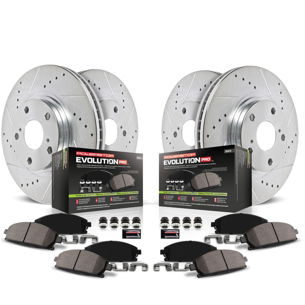 Brake Pad & Rotor Kit Front & Rear S25684