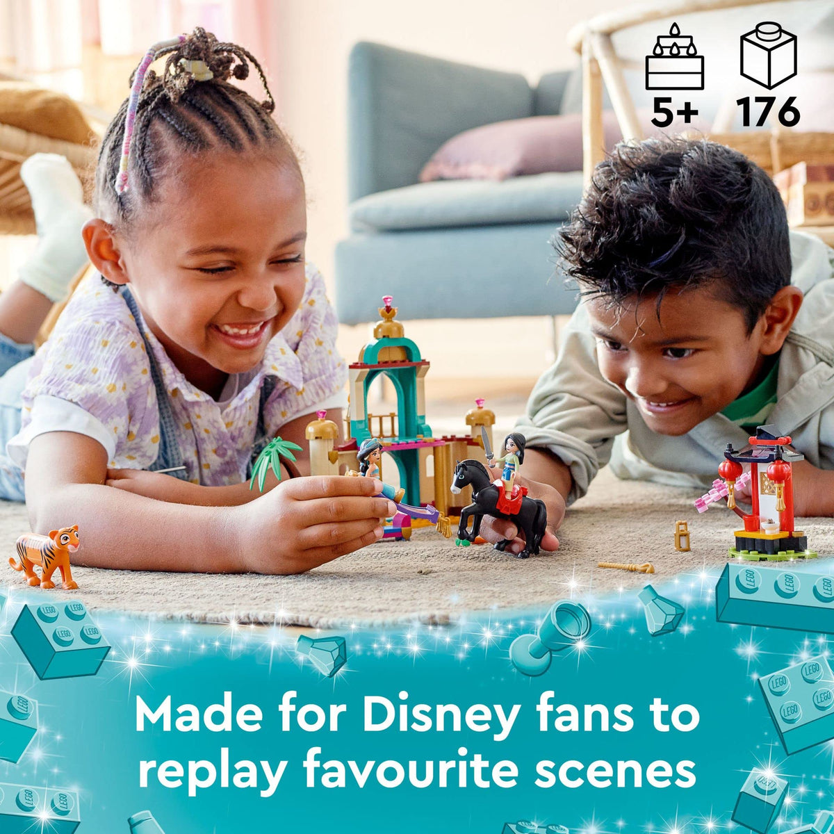 Disney Princess Jasmine and Mulan Palace Set Q9233