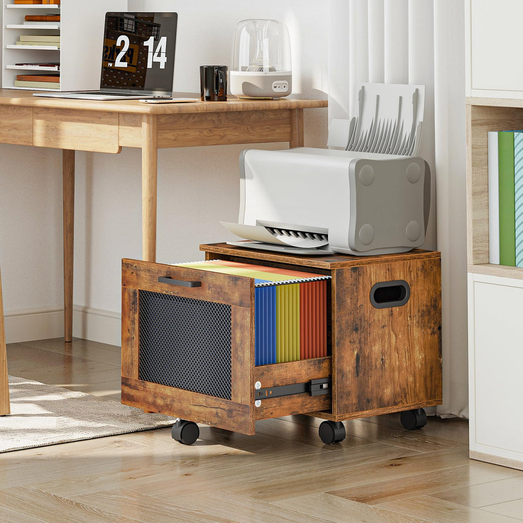 Rolling File Cabinet with Drawer A256