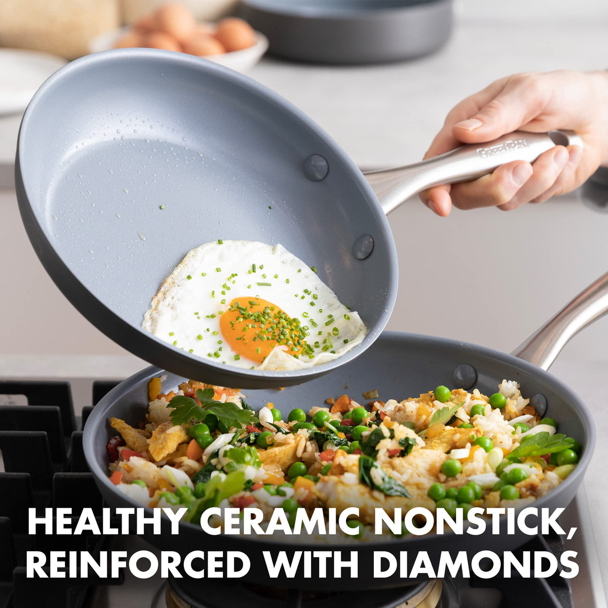Hard Anodized Ceramic Nonstick 12 Piece Cookware Set I579
