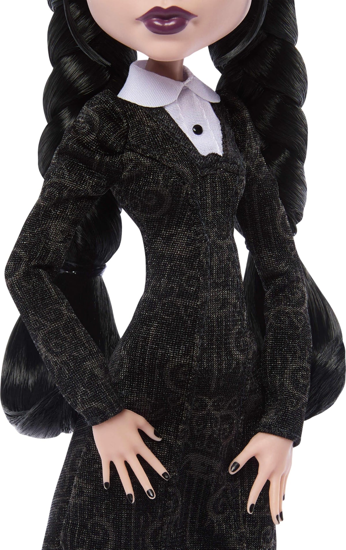 Black Dress Doll with Stockings and Accessories X95023