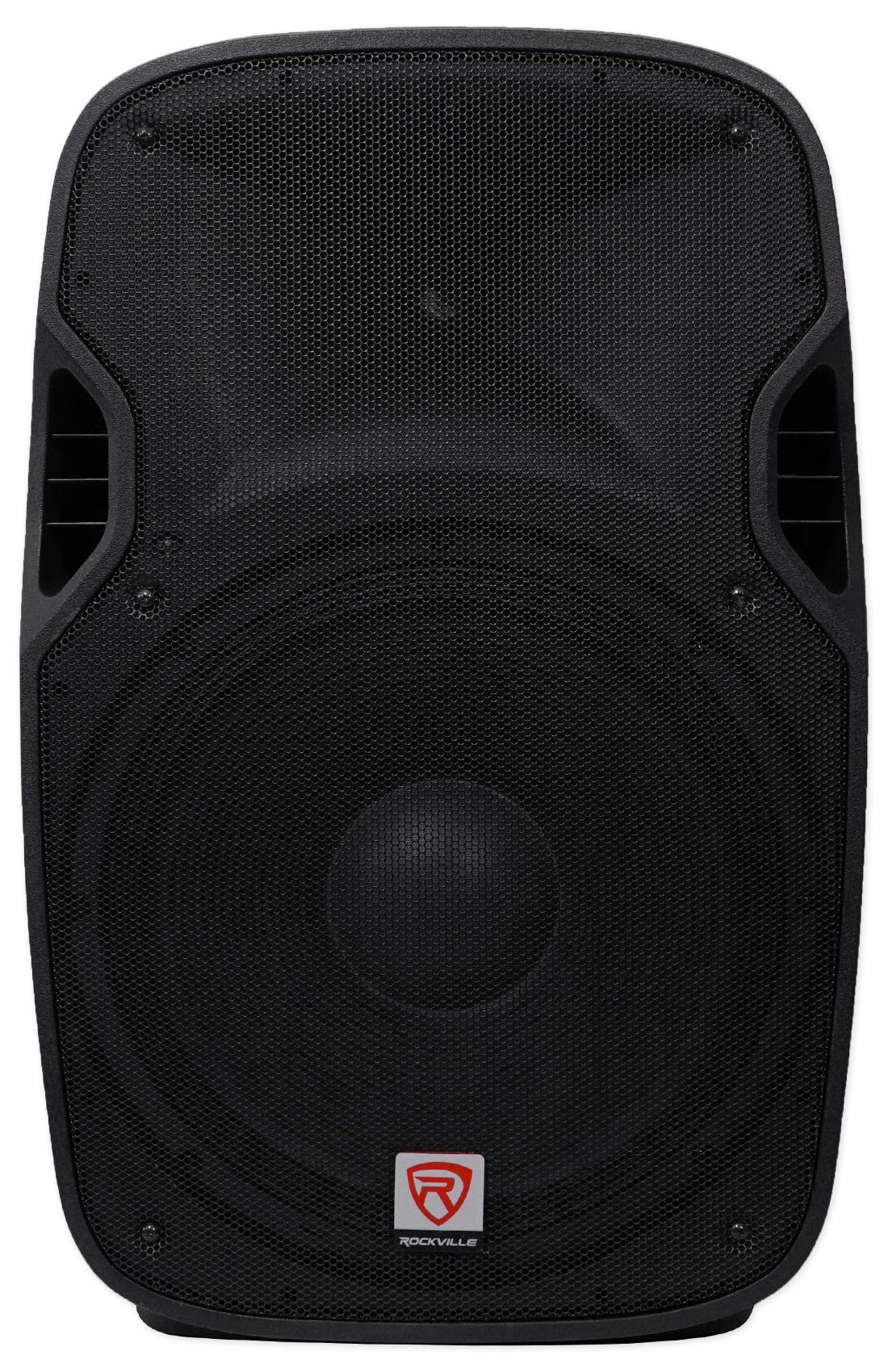 15" Passive 1600W DJ PA Speakers with Tripod Stands and Cables S386