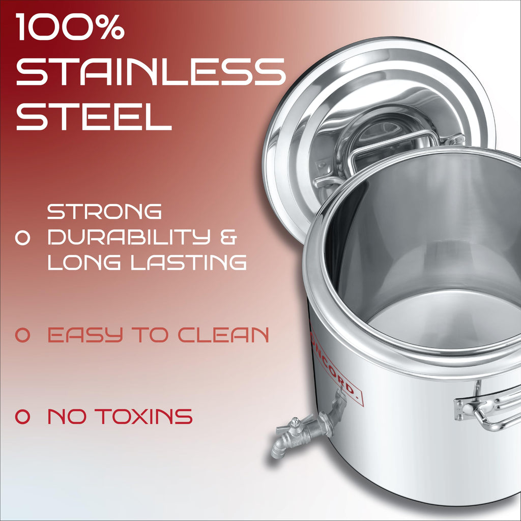 Stainless Steel Insulated Double Wall Stock Pot 40 Quart Y52481