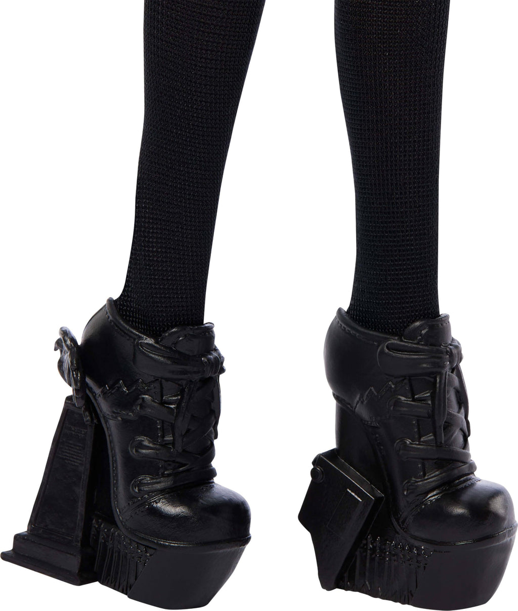 Black Dress Doll with Stockings and Accessories X95023
