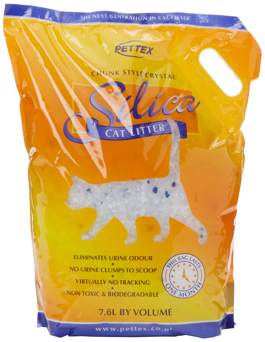 Silica Crystal Cat Litter 7.6 Liters White P40283