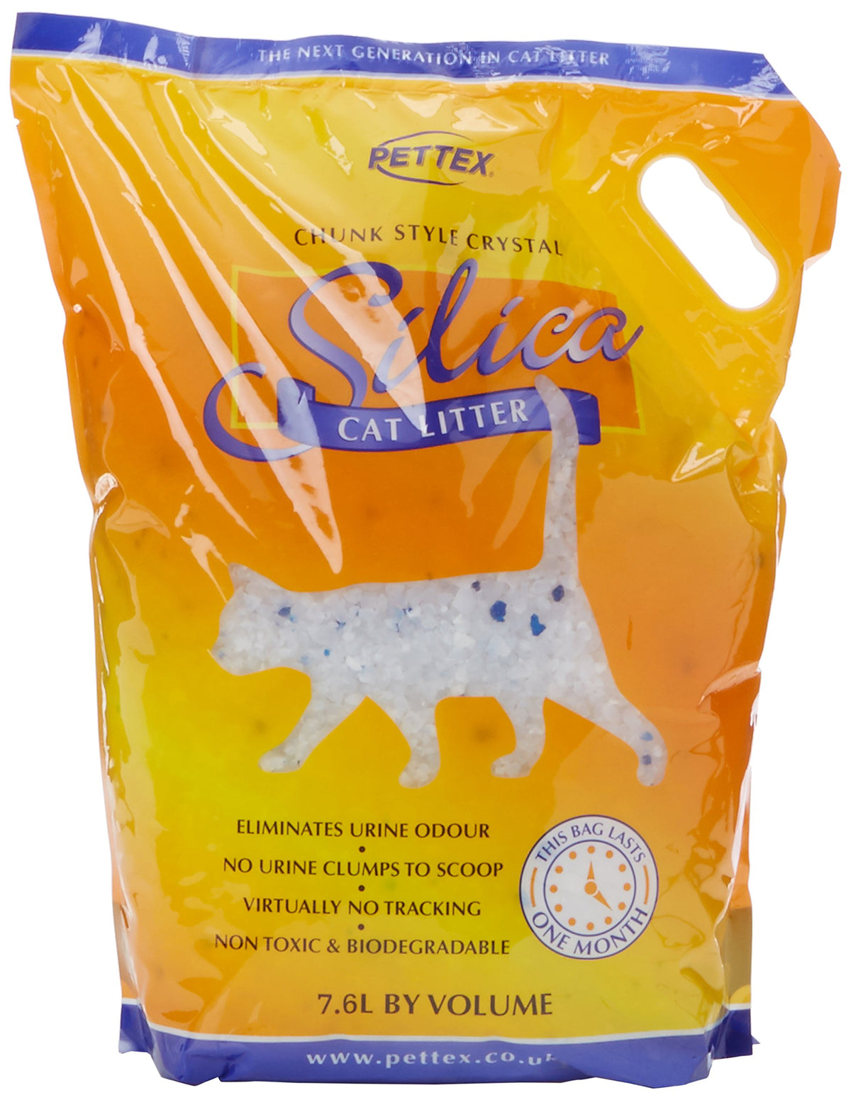 Silica Crystal Cat Litter 7.6 Liters White P40283