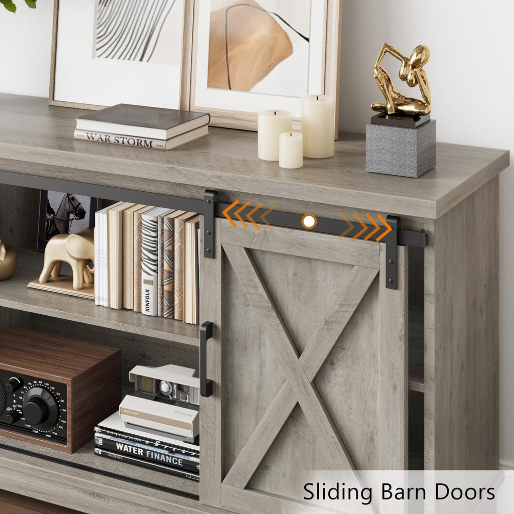 Farmhouse TV Stand and Entertainment Center C282849