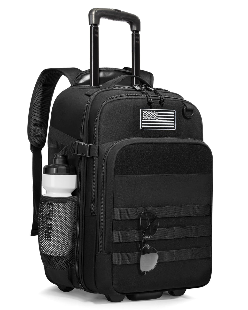 17 Inch Rolling Tactical Laptop Backpack with Wheels X7412