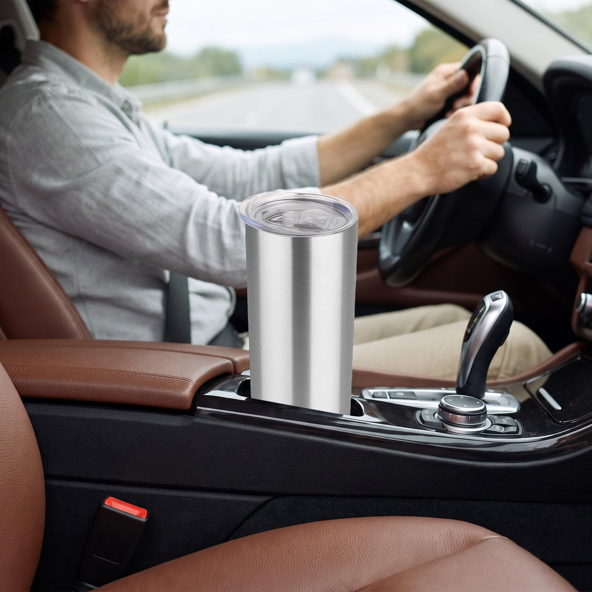 20 oz Stainless Steel Insulated Tumbler with Lid J674153