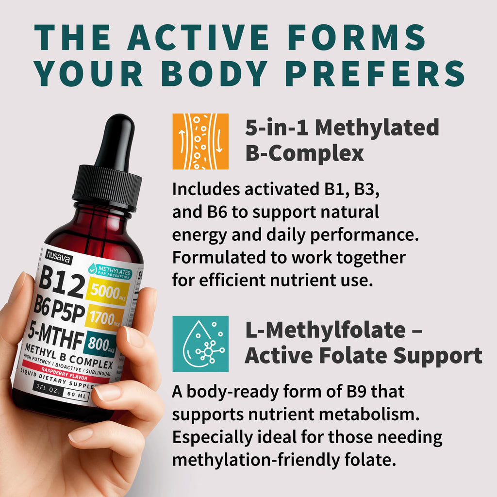 Methylated B Complex Liquid Drops Pack of 4 G681