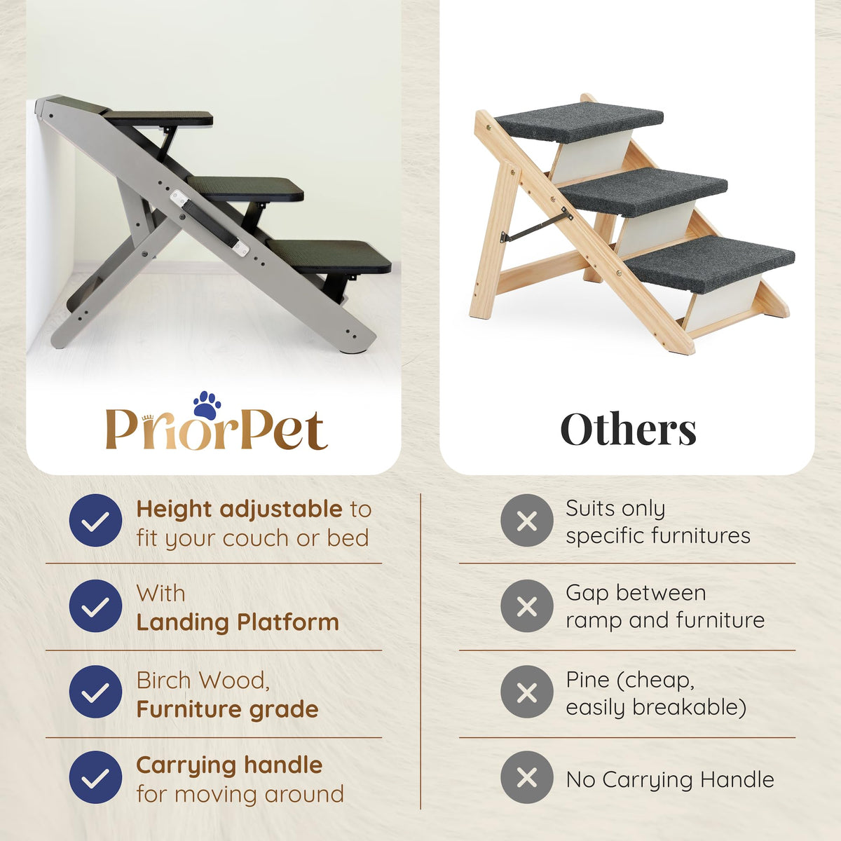 Foldable Non-Slip Dog Ramp P692235