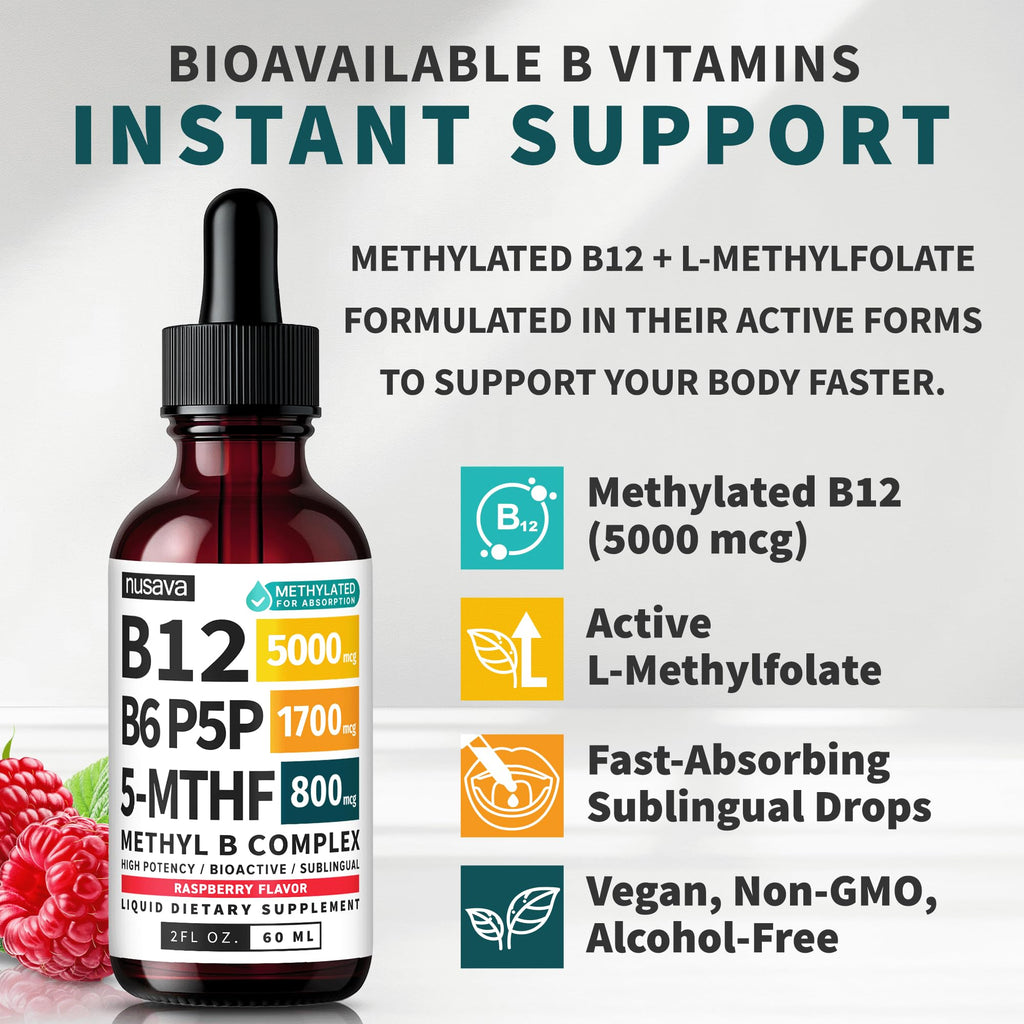 Methylated B Complex Liquid Drops Pack of 4 G681