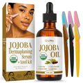 Organic Jojoba Oil 6PC Dermaplane Razors 1 Fl Oz E4982