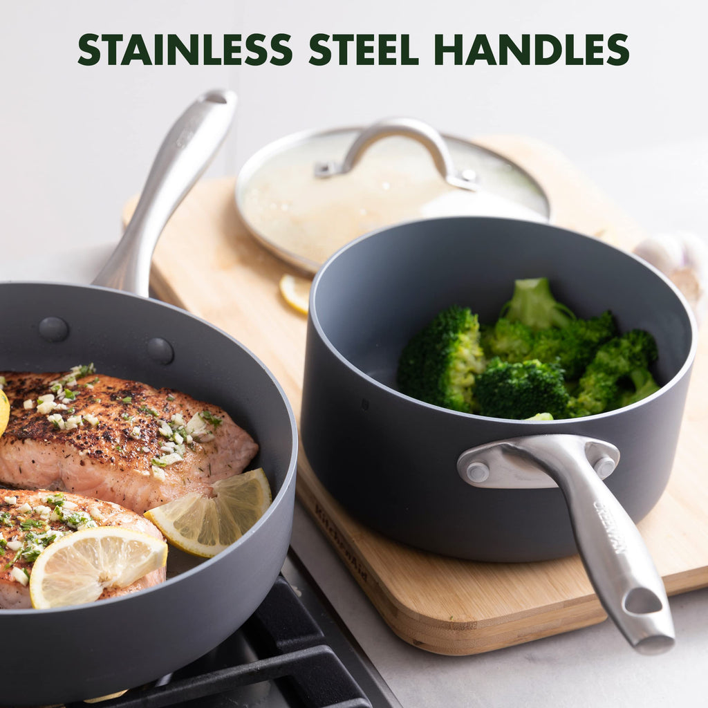 Hard Anodized Ceramic Nonstick 12 Piece Cookware Set I579