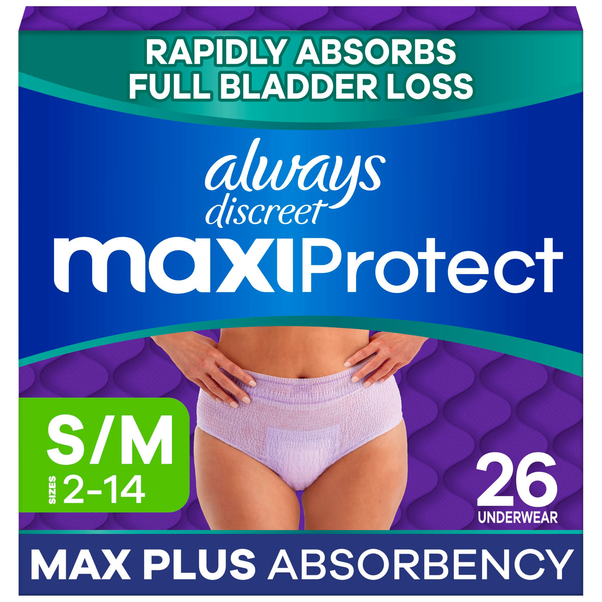 Scented Adult Diapers Size S/M 26 Count C542459