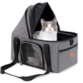 Top-Expandable Cat Carrier with Semi-Open Canopy R23003
