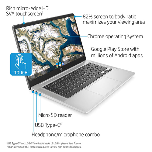 14-inch HD Touchscreen Chromebook Laptop N84364