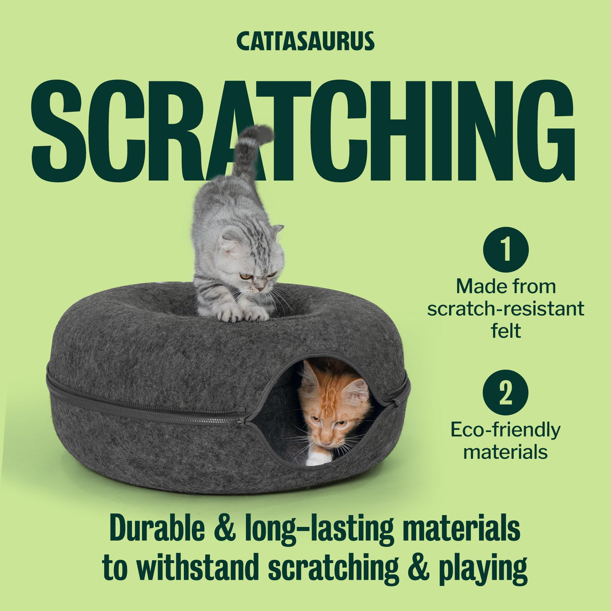 Large Dark Gray Cat Cave Bed F64475