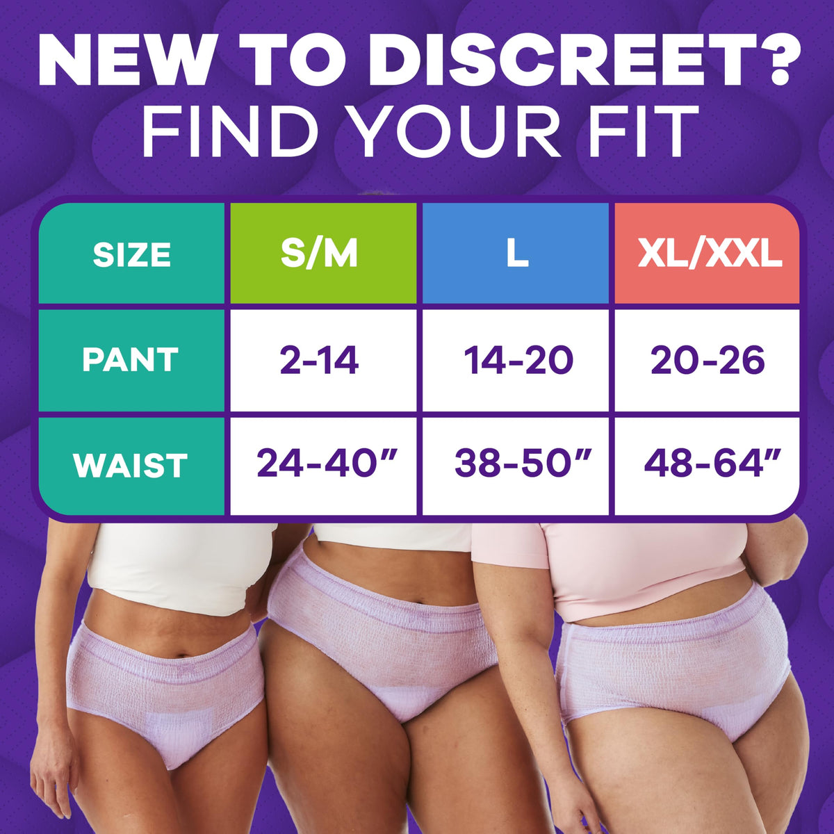 Scented Adult Diapers Size S/M 26 Count C542459