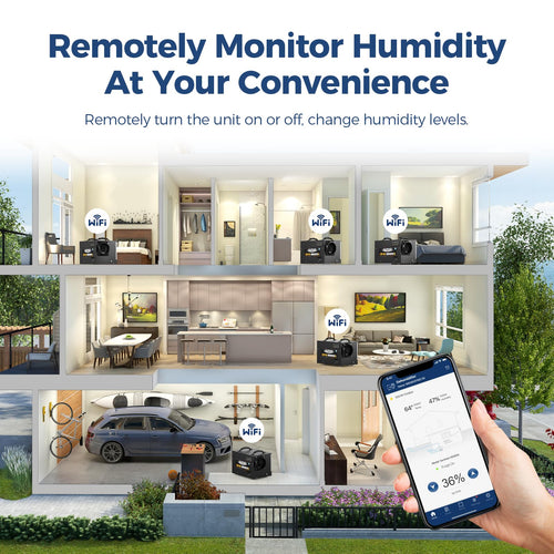 120 Pints Wi-Fi Dehumidifier with Pump H922