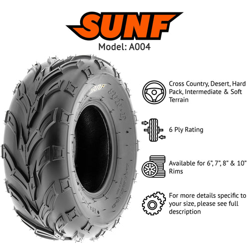 19x7-8 Tubeless 6 Ply Set of 4 K9772