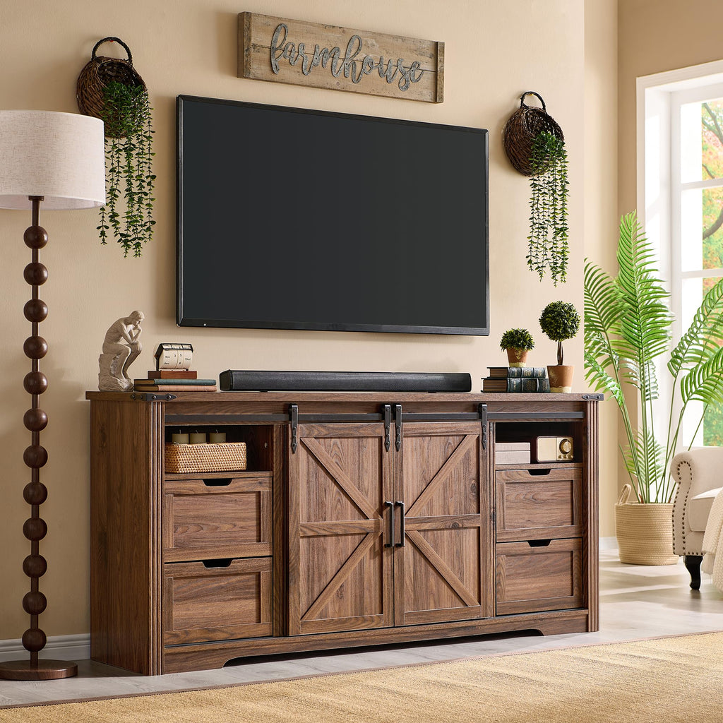 66" TV Stand with 4 Drawers Z930