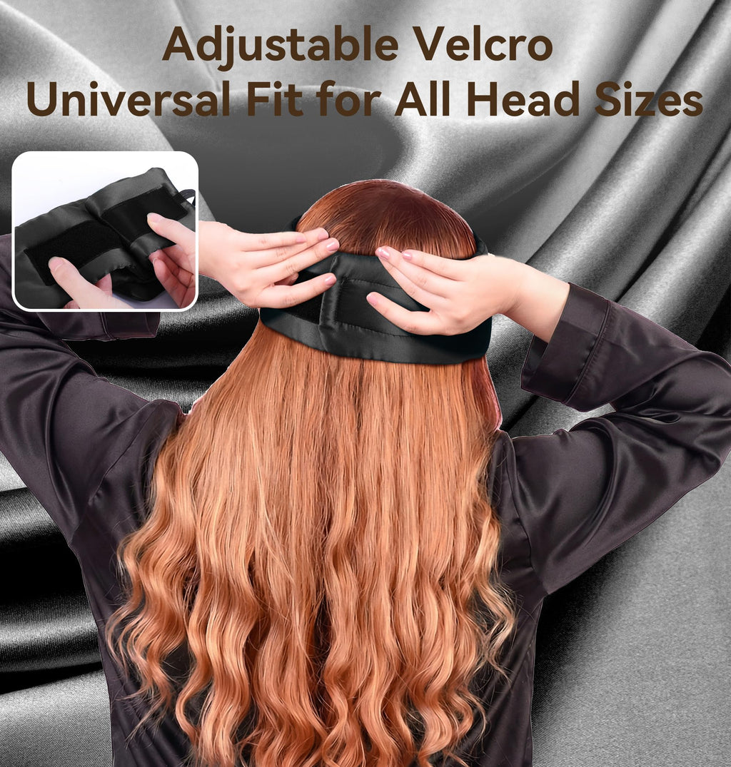Silk Soft Sleep Mask with Bluetooth Black U9209